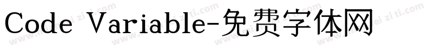 Code Variable字体转换